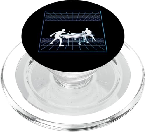 Tischtennisspieler Ping-Pong Vaporwave-Gaming Tischtennis PopSockets PopGrip für MagSafe von Tischtennis Zubehör Geschenke Shirts