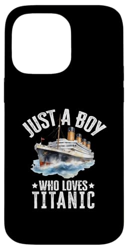 Hülle für iPhone 14 Pro Max Titanic Boy Loves Titanic - Titanic Boy Design für Männer Jungen von Titanic Designs by Fasaza