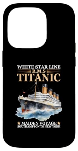 Hülle für iPhone 14 Pro Titanic Expert - White Starline RMS Titanic Jungen Mädchen von Titanic Designs by Fasaza