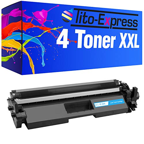 Tito-Express 4 Toner XXL MIT CHIP kompatibel mit HP CF294X | geeignet für HP Laserjet Pro M118DW MFP M148FW M148FDW M148DW | Black je 2.800 Seiten von Tito-Express