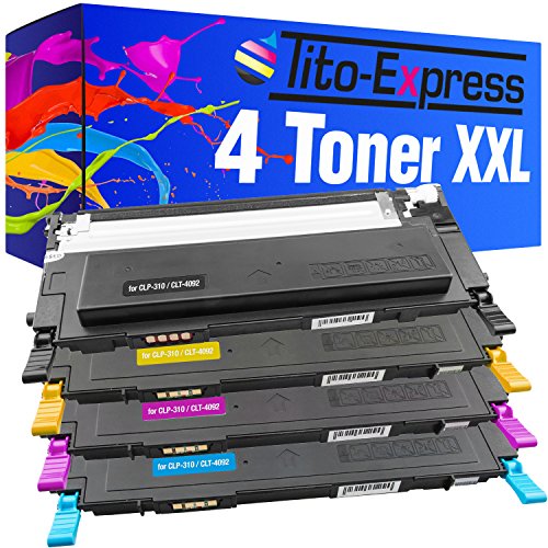 Tito-Express PlatinumSerie 4 Laser-Toner XXL kompatibel mit Samsung CLT-4092S CLP-310 | Für CLX-3170 CLX3170N CLX-3170FN CLX-3175 CLX-3175N CLX-3175FN CLX-3175FW von Tito-Express