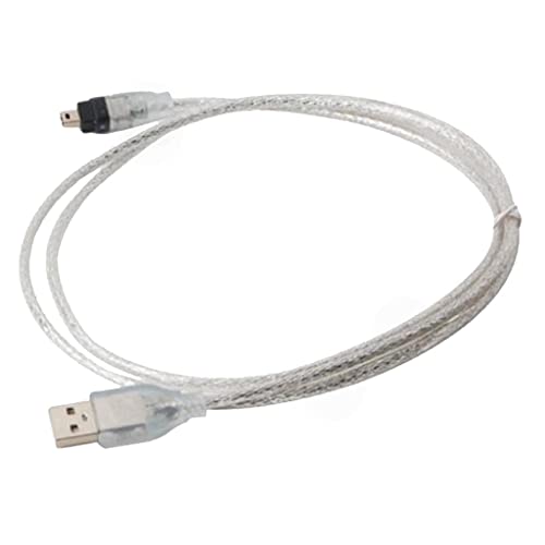 Tiuimk 1,2 m USB auf IEEE 1394 4-poliges Firewire-Kabel, schnelle Übertragung von Tiuimk