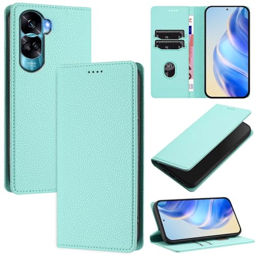 Nadoli Handyhülle für Honor 90 Lite,Premium Leder Klappbar Flip Case Magnet Kartenfach Standfunktion Brieftasche Schutzhülle von Tivenfezk