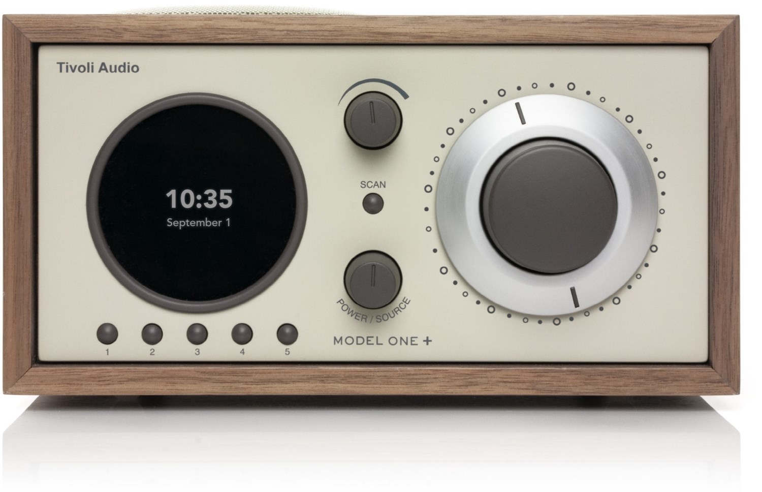 Model One+ Heimradio walnuss/beige von Tivoli Audio