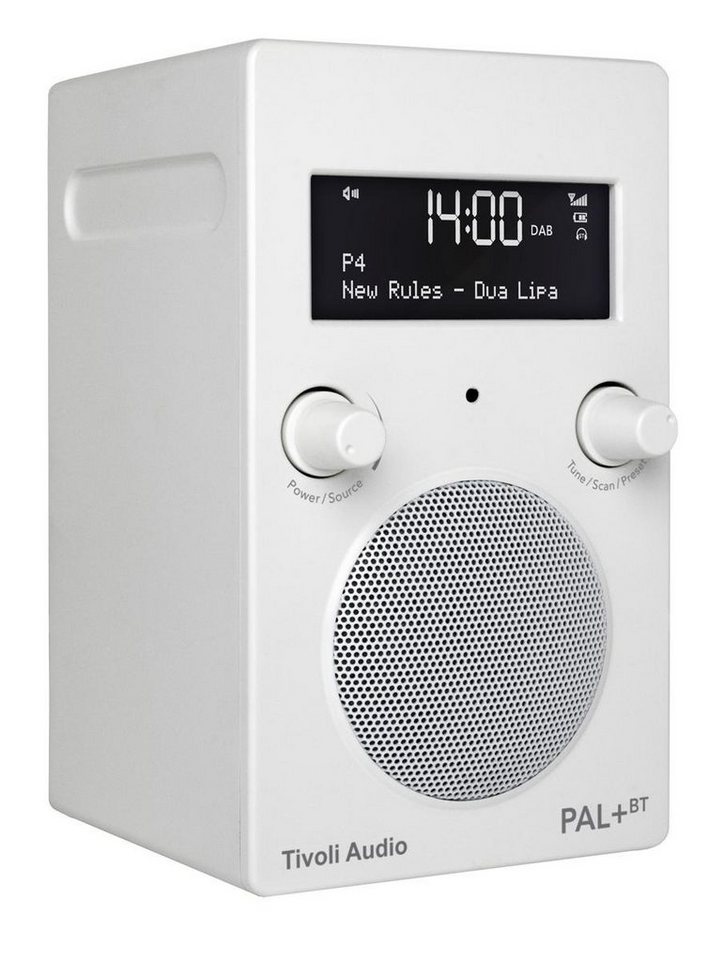 Tivoli Audio PAL+ BT weiß Radio mit Akku und Bluetooth UKW-Radio (DAB+/UKW/FM) von Tivoli Audio