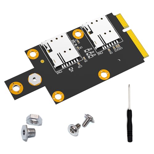 Tmboryuu Schlüssel Zu PCIe Adapter Gurten Doppelkarte 3G Adapter Multifunktion Bequeme Modulanschlüsse Tmboryuu Schlüssel Zu PCIe Adapter Gurten Doppelkarte 3G Adapter Multifunktion Bequeme Modulanschlüsse von Tmboryuu