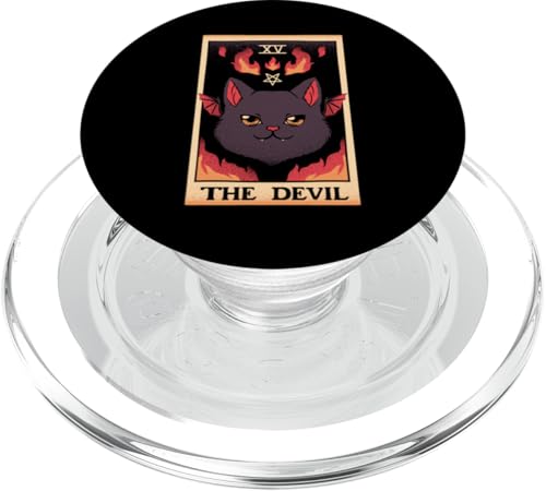 Astrology The Devil Cat Tarotkartenleser Esoterische Hexe PopSockets PopGrip für MagSafe von Tobe Fonseca