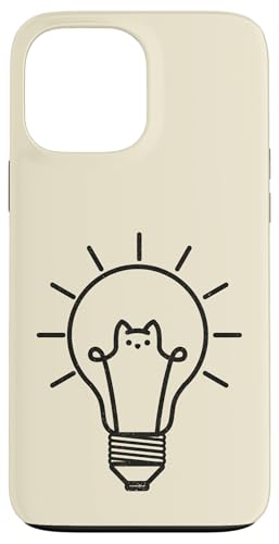 Hülle für iPhone 13 Pro Max Glühbirne Gute Idee Lampe Kreative Ideen Erfinder Katze von Tobe Fonseca