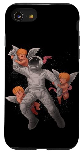 Hülle für iPhone SE (2020) / 7 / 8 Engel tragen Astronaut im Weltraum Cool Astronomy Universe von Tobe Fonseca