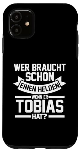 Hülle für iPhone 11 Vorname Tobias von Tobias Geschenk