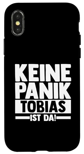 Hülle für iPhone X/XS Vorname Tobias von Tobias Geschenk