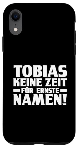 Hülle für iPhone XR Vorname Tobias von Tobias Geschenk