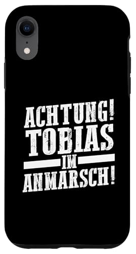 Hülle für iPhone XR Vorname Tobias von Tobias Geschenk