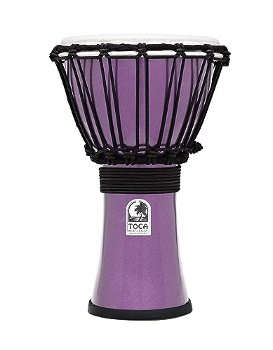 TOCA TFCDJ-7MI 7-Inch Freestyle Colorsound Djembe - Metallic Violet von Toca