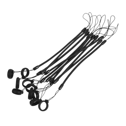 Tofficu 10 Stk Stylus-Kabel handyhalterung handyschnur Stylus Stift Halteseil Stylus Zubehör Stylus-Seil Schlüsselband Riemen Stiftfederseil Stiftkette für den Schreibtisch Plastik Black von Tofficu