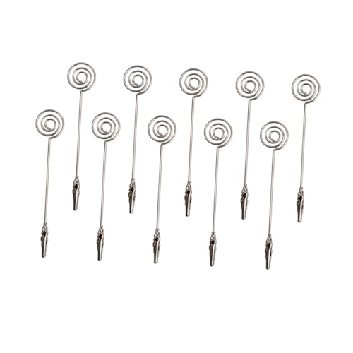 Tofficu 10 Stück Geschäftskartenhalter Clip Inhaber Name klebrig Ort Post hochzeitsdeko hochzeitsdeco Desk accessory geburstagsdeko tischnummernhalter Hochzeitsbedarf Memohalter Silver Tofficu 10 Stück Geschäftskartenhalter Clip Inhaber Name klebrig Ort Post hochzeitsdeko hochzeitsdeco Desk accessory geburstagsdeko tischnummernhalter Hochzeitsbedarf Memohalter Silver von Tofficu