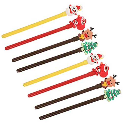 Tofficu 3 Sätze Weihnachtlicher Gelstift Gelstifte Gel Schreibstifte Süße Schulsachen Weihnachts-briefpapier-partygeschenke Urlaub Weihnachtsstifte Exquisiter Gelstift Plastik 16 Stück * 3 von Tofficu