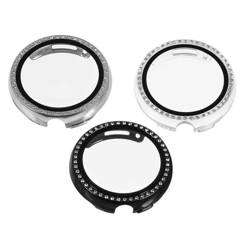 Tofficu 3 Stück Uhrengehäuse Schutz Beobachten Sie den Fall Kratzfeste Uhrenabdeckung Muschel sehen kreative Uhrenabdeckung SmartWatch -Beschützer Uhrenzubehör Bohren Tofficu 3 Stück Uhrengehäuse Schutz Beobachten Sie den Fall Kratzfeste Uhrenabdeckung Muschel sehen kreative Uhrenabdeckung SmartWatch -Beschützer Uhrenzubehör Bohren von Tofficu