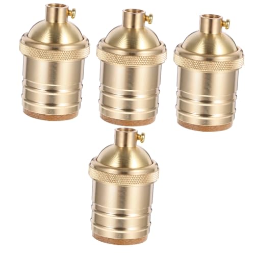 Tofficu 4 Stück Retro Kupfer Lampenfassung Glühbirne Konverter Sockel Swag Stecker Knopf Schalter Kette Draht Gelb Verlängerungskabel Ringe Außenleuchte Mit Steckdose Pendelleuchte LED Tofficu 4 Stück Retro Kupfer Lampenfassung Glühbirne Konverter Sockel Swag Stecker Knopf Schalter Kette Draht Gelb Verlängerungskabel Ringe Außenleuchte Mit Steckdose Pendelleuchte LED von Tofficu