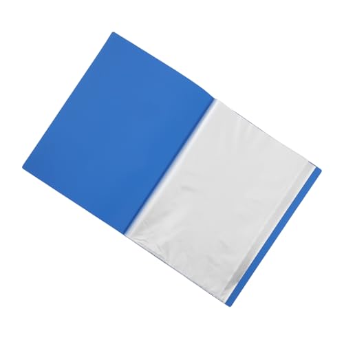 Tofficu Blatt Transparenter Ordner Klarer Umschlag Taschenschutz Kunststoff Dateiorganisator Taschendateiordner Plastikordner Papierablageordner Portfolio Binder Ordnerorganisator Blau Pp von Tofficu