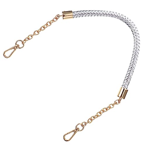 Tofficu DIY Schultergurt aus PU Leder mit Kette Verstellbarer Taschenriemen für Damen Modisches Zubehör zur Verschönerung Ihrer Handtasche Langlebig Tofficu DIY Schultergurt aus PU Leder mit Kette Verstellbarer Taschenriemen für Damen Modisches Zubehör zur Verschönerung Ihrer Handtasche Langlebig von Tofficu