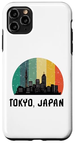 Hülle für iPhone 11 Pro Max Tokyo Souvenir Japan Retro Vintage Skyline Männer Frauen Junge von Tokyo Japan Souvenir Clothing Apparel