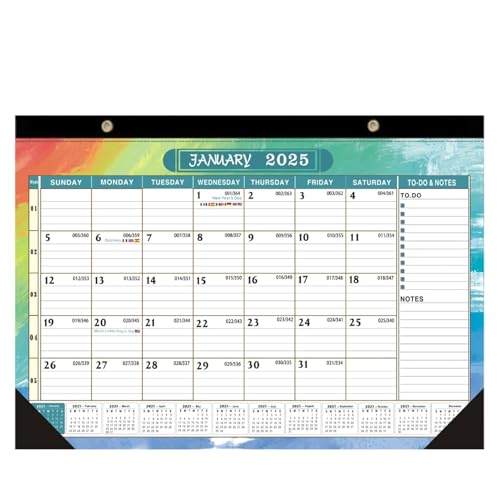 Kalender mit positiven Affirmationen – inspirierender Stehtischkalender 2024–2025 | Ewiger Schreibtischkalender, Abreißkalender 2024–2025, motivierende Seite pro Tag, Schreibtischdekoration für Frauen von Toliya