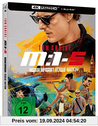 Mission: Impossible 5 - Rogue Nation - 4K UHD - Steelbook von Tom Cruise