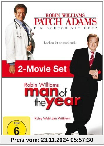 Patch Adams / Man of the Year [2 DVDs] von Tom Shadyac