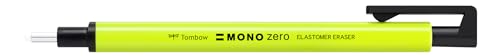 Tombow Präzisionsradierer MONO zero neon gelb, nachfüllbar, pvc frei, latexfrei, runde Spitze, Durchmesser 2,3 mm [EH-KUR53] von Tombow