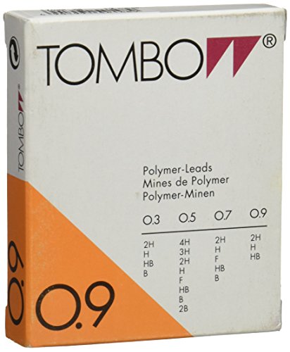 Tombow ex-09p-hb – Box 12 Tuben mit 12 Minen, 0.9 mm von Tombow