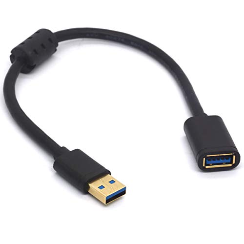 Tomost EMI-freies USB-3.0-Kabel mit Ferritperlen, störungsfrei, für Scanner, Kamera usw. (Stecker auf Buchse) von Tomost