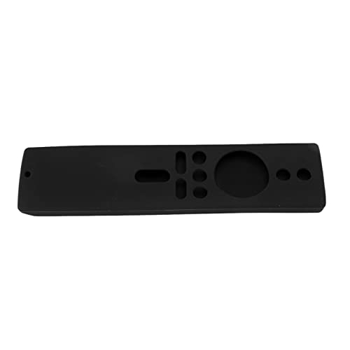 Stoßfeste, Leichte Silikon-Fernbedienungshülle für Mi Box S 4K, Mi TV Stick mit Silikonhülle, rutschfeste Schutzhülle (Schwarzes Set) von Tomvorks