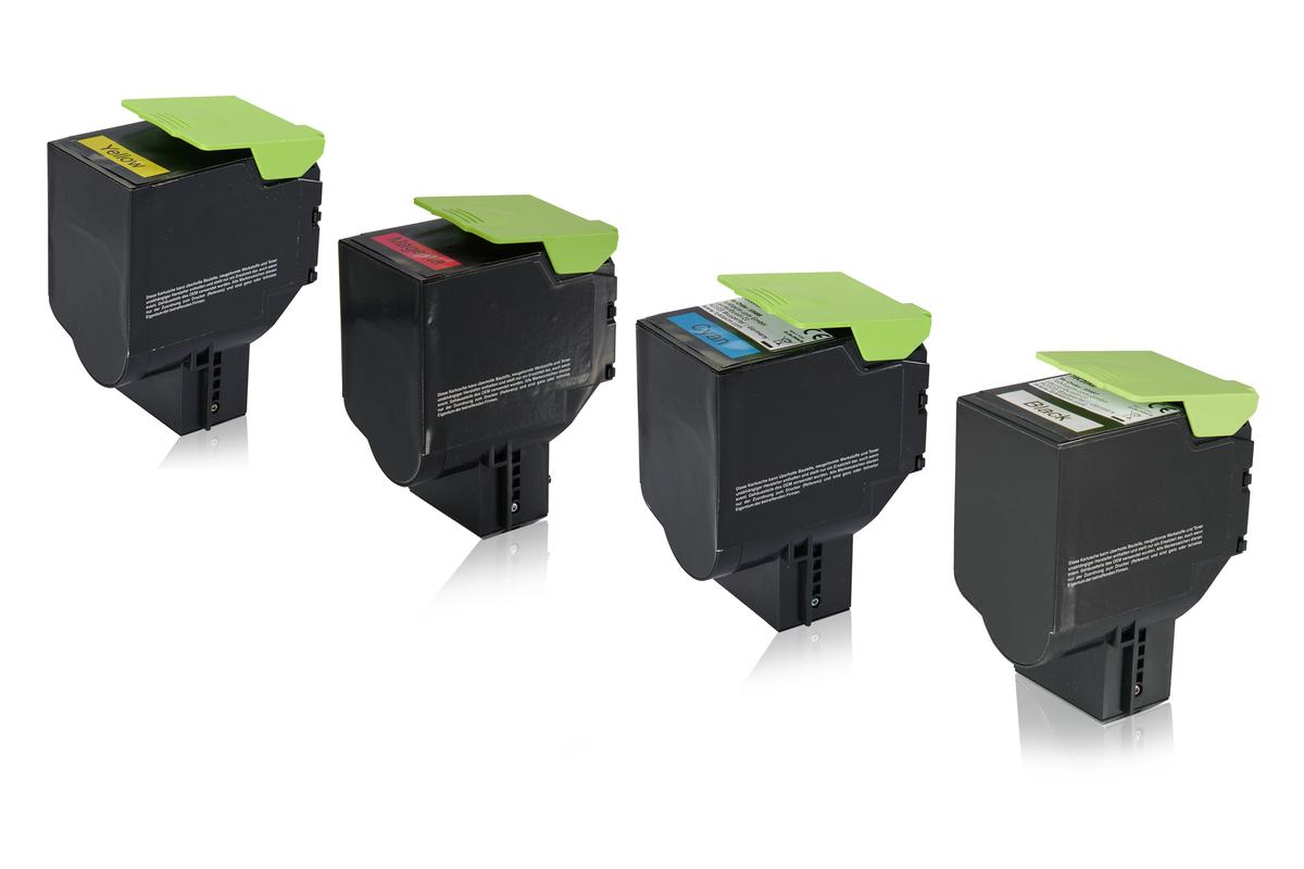 Multipack kompatibel zu Lexmark 78C2XK0 enthält 4 x Tonerkartusche von TonerPartner