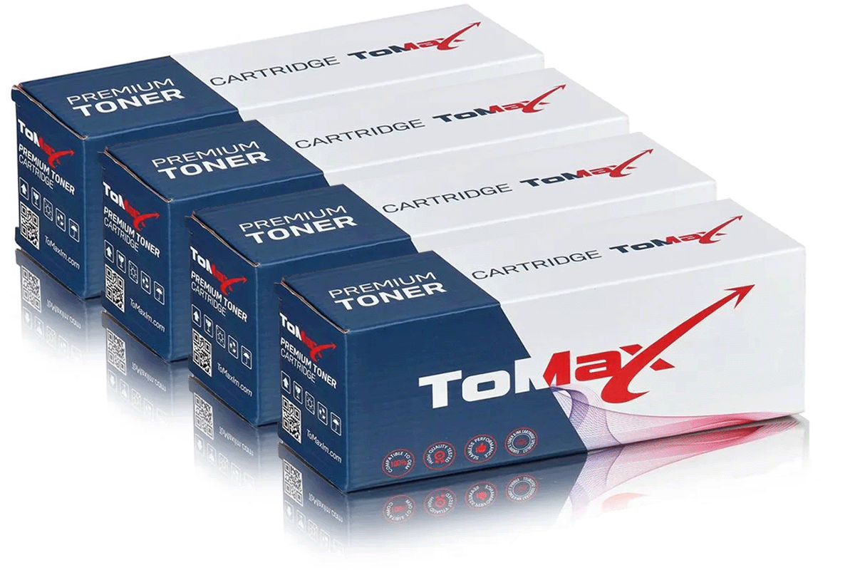 ToMax Multipack ersetzt HP CF54xA / 203A enthält 4 x Tonerkartusche von TonerPartner