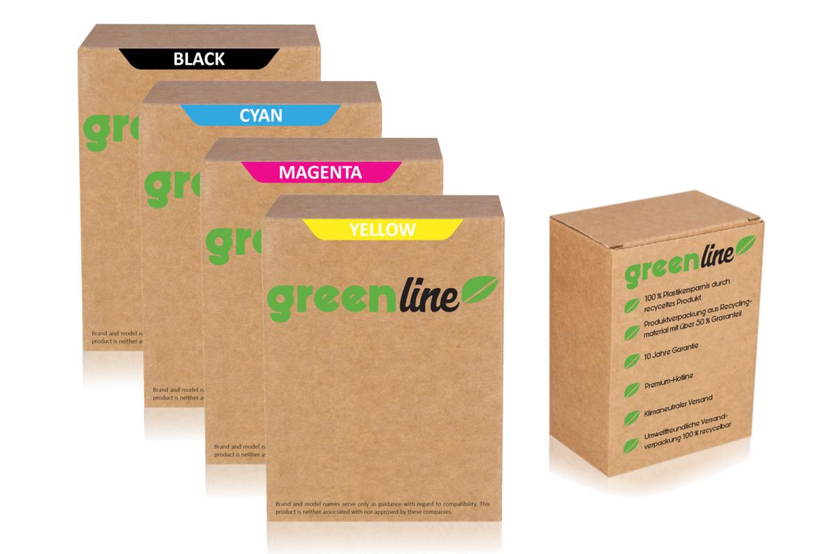 greenline ersetzt Brother LC-227 XL VAL BP Tintenpatrone, multipack von TonerPartner