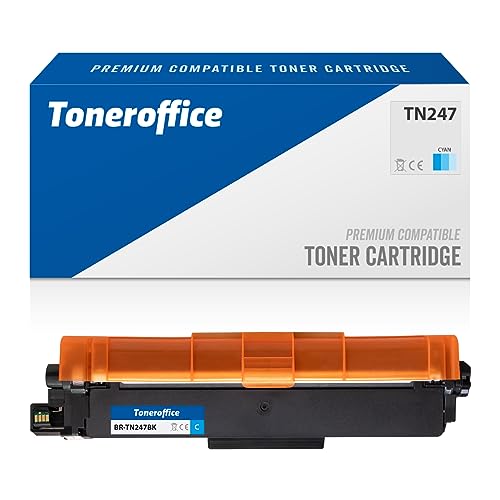 TN-247 C Toner für Brother TN-247 C Tonerkartusche Cyan Kompatibel (ca. 2300 Seiten) von Toneroffice