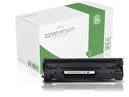 Toner kompatibel zu HP CB436A 36A Schwarz Druckerpatrone für Laserjet P1505 von Tonerversum