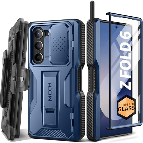 TONGATE Full Body Military Drop Case für Samsung Galaxy Z Hülle mit Gürtelclip Navy Blau von Tongate