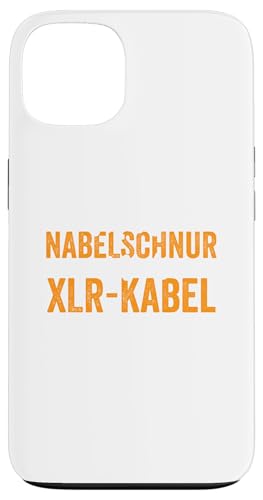 Hülle für iPhone 13 Meine Nabelschnur war ein Xlr-Kabel von Toningenieur