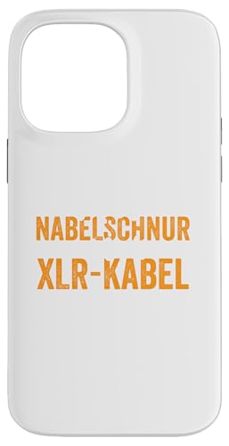 Hülle für iPhone 14 Pro Max Meine Nabelschnur war ein Xlr-Kabel von Toningenieur