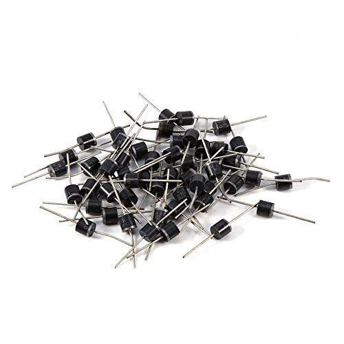 50PCs Gleichrichter Dioden, 50 Stücke 10A10 1000 V 10A 52mm High Voltage Gleichrichter Hochspannungsdioden für Spannungsregler, Verpolungsschutz, Codierungsmodulation von Tonysa