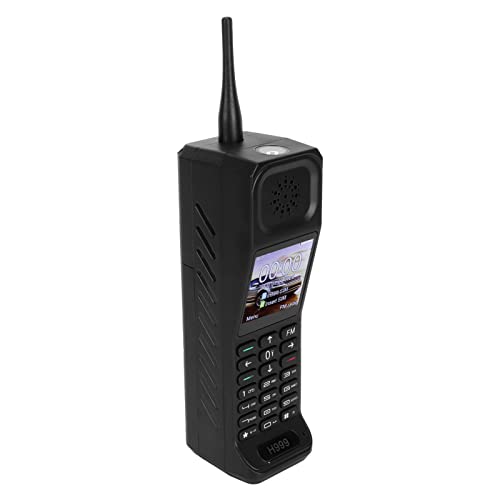 Klassisches Altes Handy Retro-Handy Dual Card Old Style Bar Phone Vintage Brick Handy mit Anrufer-ID, 1,54 Zoll Bildschirm, Taschenlampenfunktion, 4800 MAh Großer Akku (Schwarz) von Tonysa