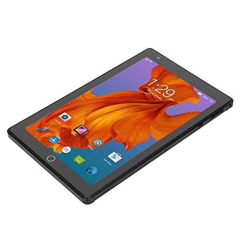 Tonysa 8-Zoll-Tablet, WiFi-HD-Tablet für Android 10.0, Kompaktes, Schlankes Design, Robuster Metallrahmen, 4 GB RAM, 64 GB ROM, Erweiterbar auf Bis zu 128 GB, Langlebiger Akku(Schwarz) von Tonysa