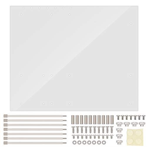 Tonysa ATX Motherboard Halterung,Transparenter Acryl Computer Rahmen,DIY Standfuß für ATX Motherboard,Kompatibel mit Schraubenschlüssel/Befestigungsschraube/Acrylrahmen von Tonysa