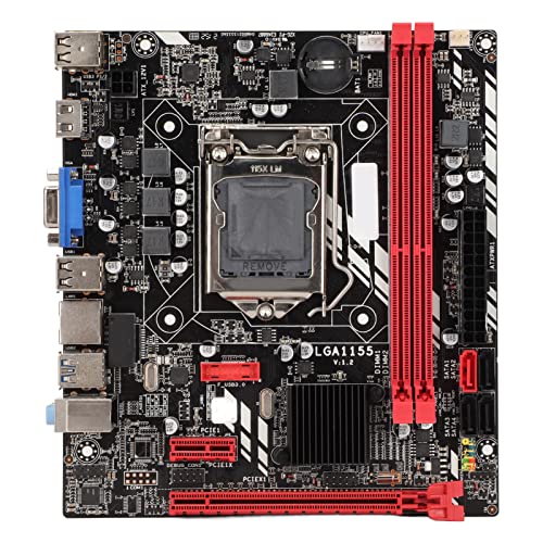 Tonysa B75M Custom PC Motherboard LGA1155 Motherboard Unterstützt 1155 Pins I3 I5 I7 Prozessor, 2 DDR3 Speichersteckplätze, VGA, HDMI, PCI E1, SATA von Tonysa