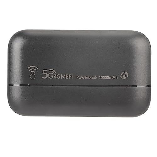 Tonysa Tragbarer 4G LTE USB WLAN Router, Mobiler Netzwerk Hotspot Im Taschenformat, Freigeschalteter 5G 300 Mbit/s Router mit 10.000 mAh Akku für Geschäftsreisende Im Freien von Tonysa