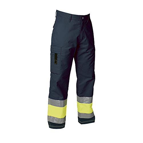 Top Swede 2070-21-C152 Modell 2070 Warnschutz Bundhose, Klasse 1, Marine/Gelb, Größe C152 von Top Swede