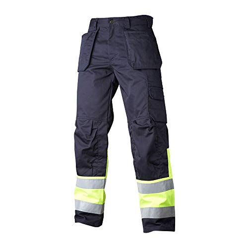 Top Swede 2171-21-D092 Modell 2171 Warnschutz Bundhose, Klasse 1, Marine/Gelb, Größe D92 von Top Swede