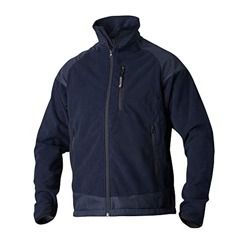 Top Swede 4140-02-08 Modell 4140 Winddichte Fleecejacke, Marine, Größe XXL von Top Swede